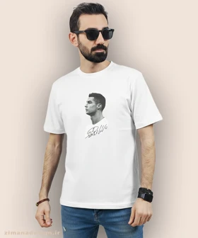 تیشرت مردانه و زنانه طرح کریستیانو رونالدو کد 960