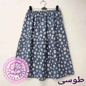 دامن نخی بابونه کوتاه