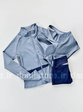 ست سه تکه نیم‌تنه کاپ‌دار، لگ و سویشرت فلامنت