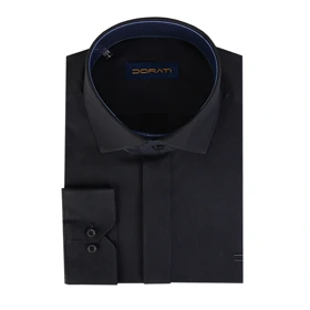 پیراهن مردانه رسمی دوشین مشکی