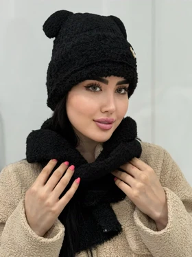 شال و کلاه قلب مین