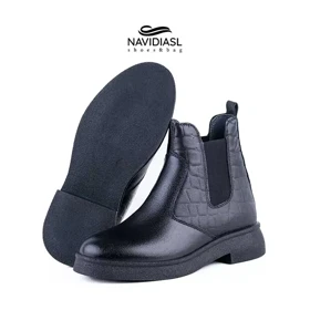 نیم بوت زنانه چرم اسپرت کد 2026012