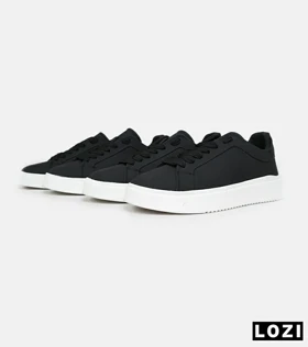 کتانی مردانه مشکی PULL & BEAR