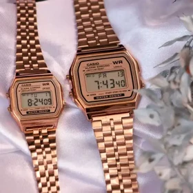 ساعت کاسیو نوستالوژی مردانه رنگ رزگلد