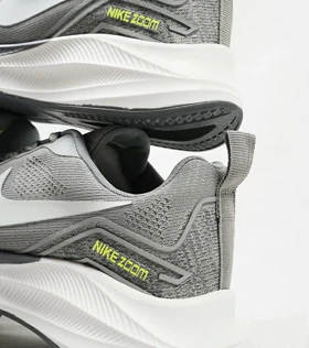 کفش اسپرت کتانی نایک زوم طوسی زرد nike air zoom