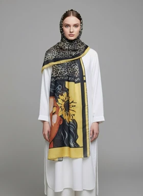 شال نخی رخ آفتاب