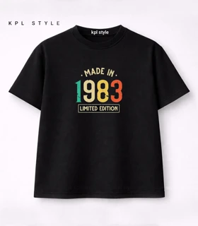 تیشرت باکسی یونیسکس طرح 1983 کد 1506