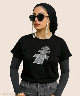 کراپ زنانه نوستالژی طرح بازی لی لی