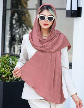 شال پلیسه برشکا سکه ای وارداتی 4260
