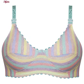 سوتین بدون فنر زنانه رنگ سبزآبی ماییلدا کد 4955-4