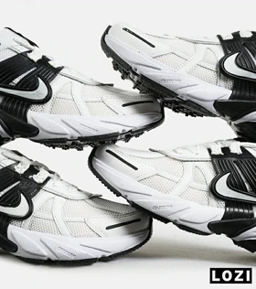 کفش کتانی مردانه و زنانه سفید مشکی Nike cushlon