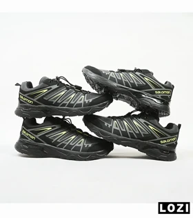 کفش کتانی بزرگ پا مشکی سبز Salomon X ULTRA
