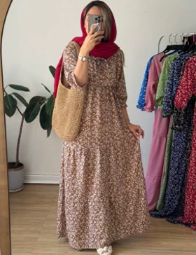 پیراهن ساحلی ماکسی خورشید