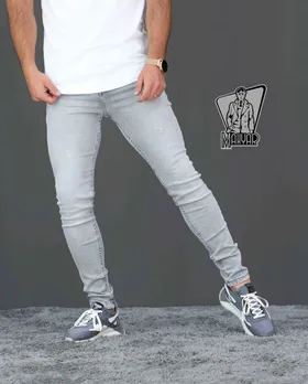 شلوار جین طوسی روشن ZARA