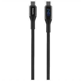 کابل تایپ سی 240 وات فیلیپس philips مدل DLC4582C طول 1.25 متر