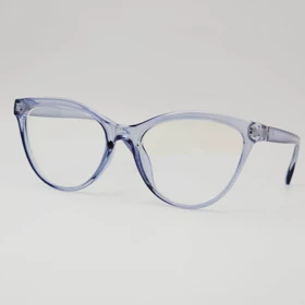 عینک آفتابی زنانه و مردانه بلوکات Anti Blue Light 28025 مناسب کار با کامپیوتر و موبایل (فریم طوسی آبی عدسی بی رنگ)