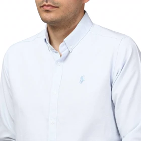 پیراهن آستین بلند راه راه مردانه برند مد مدل 14102019