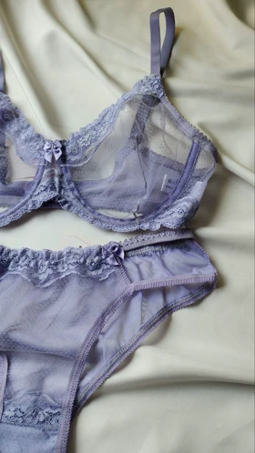 ست سوتین و شورت تمام تور زنانه BARONE کد: 2030