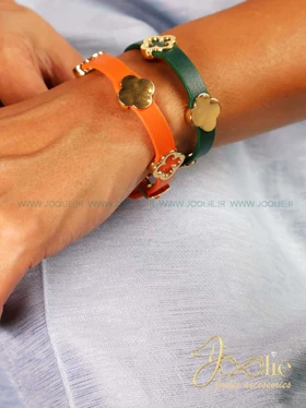 دستبند چرمی زنانه ون کلیف کدB2123