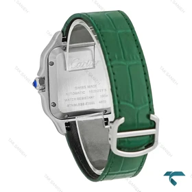 ساعت مچی کارتیه دسانتوس مردانه سبز Cartier-7822-G