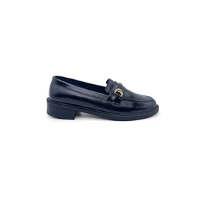 کفش کالج زنانه مدل Flat shoes - 0076_Black