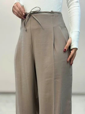 شلوار کرپ سیلک ویولت