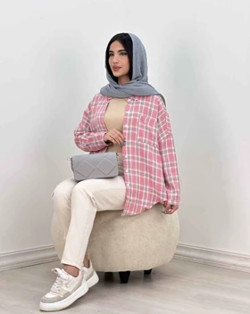 مانتو چهارخونه نارین (41)کد 4101
