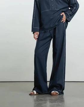 لینن دوخت تزیینی دار