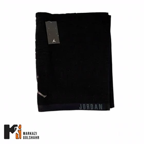 حوله جردن سایز 140*70 کد 2013275 (مشکی)