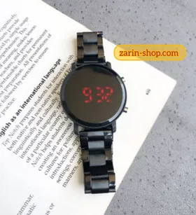 ساعت دیجیتالی زنانه مردانه مشکی 369146