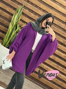 مانتو لینن پانچ سرشونه سگک