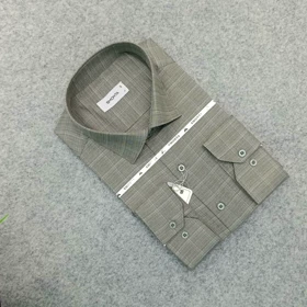 پیراهن طرحدار مردانه قواره ازاد ( قواره کلاسیک ) _ استین بلند