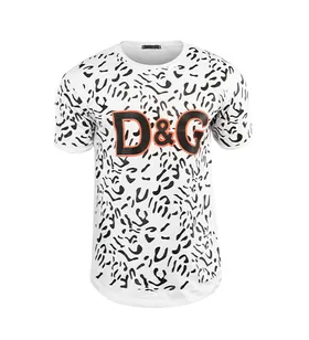 تیشرت مردانه طرحدار یقه گردD&G