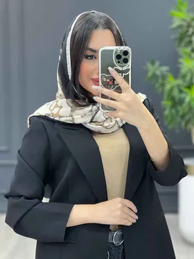 مانتو کتی پشت ژیله دار