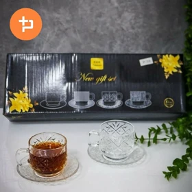 ست فنجان و نعلبکی چای خوری طرحدار