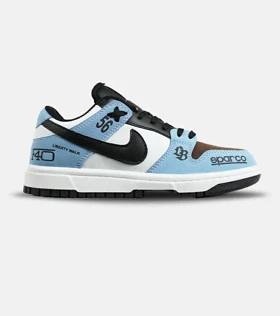 کفش کتانی مردانه و زنانه آبی مشکی Nike Sb Sparco F40