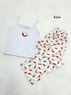 ست تاپ و شلوار زنانه چاپی |آراسز
