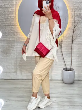 ست پانچ و شلوار مام