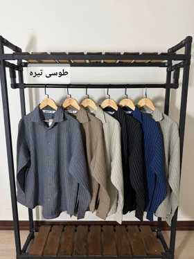 پیراهن راه راه مردانه 2613