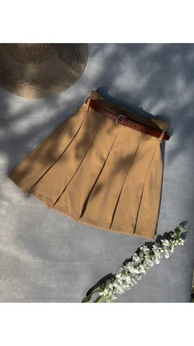 دامن پلیسه و کمربند زنانه 74500