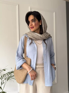 مانتو شومیزی پاستیلی میلانی