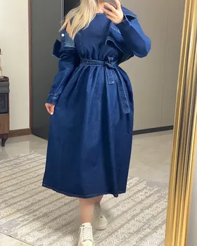 ست سارافن و کت جین