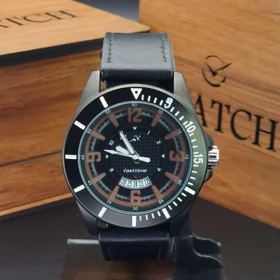 ساعت مچی مردانه جم استار Gemstar 5385FT01 موتور ژاپن (قهوه ای)