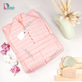 حوله تن پوش کلارا رنگ گلبهی