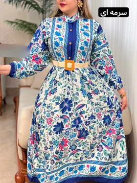 پیراهن فلور ثمر 3048