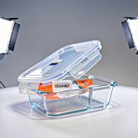 ظرف غذا ماکروفری 2 خانه دلی DELI