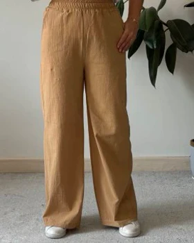 شلوار بگ کتان (ارسال رایگان)