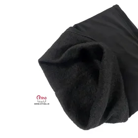 دستمال سر و گردن ضخیم مشکی طرح اسکلتی