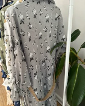 پیراهن مانتویی گلسا همراه کمربند 1