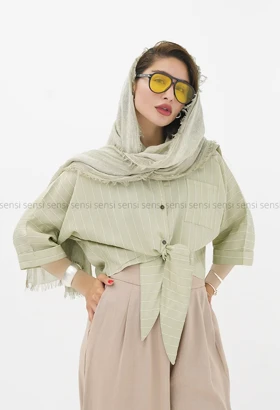 شومیز کراپ پری ابریشم